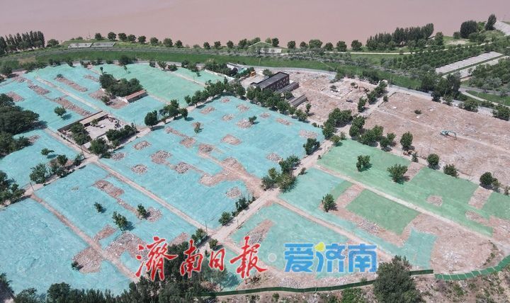 黄河畔南范村整体搬迁，开启龙湖湿地生态保护建设