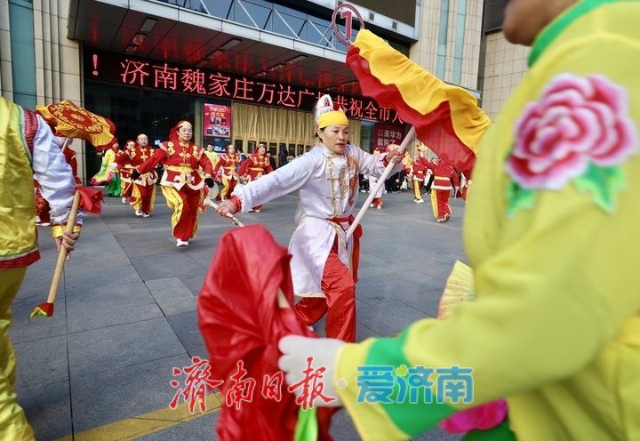 鼓子秧歌舞起来 济南“非遗版”春节年味浓