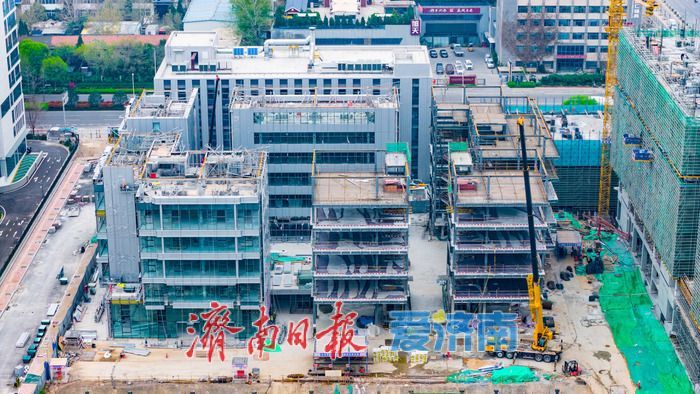 济南时代未来科技城E区建设提速 项目初具规模