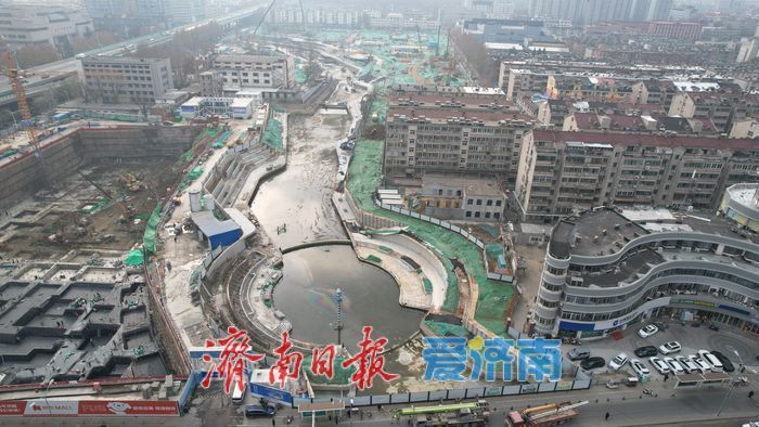 项目强省会｜全福河南段景观初现 圆形观景台亮相河道