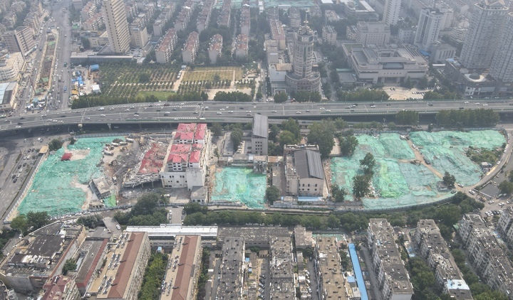 洪楼广场片区城市更新 全福河东地块拆迁有序推进