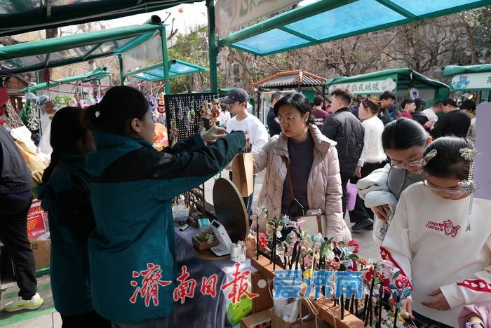 “泉”在济南过大年丨非遗市集年味正浓