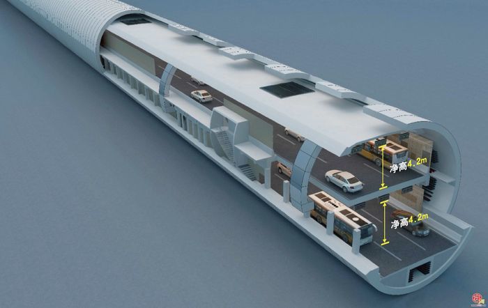 济南：世界最大水下盾构隧道双层贯通  今后过黄河仅需4分钟