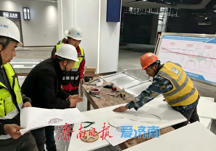 地下21米“种”荷花，济滨高铁遥墙机场站要“开”了！