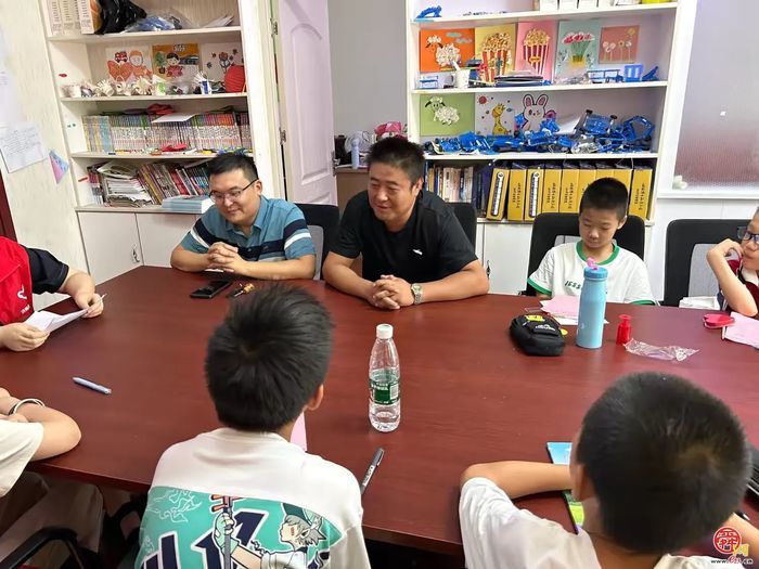 各位乘客，明水街道暖心课堂小火车到站啦！