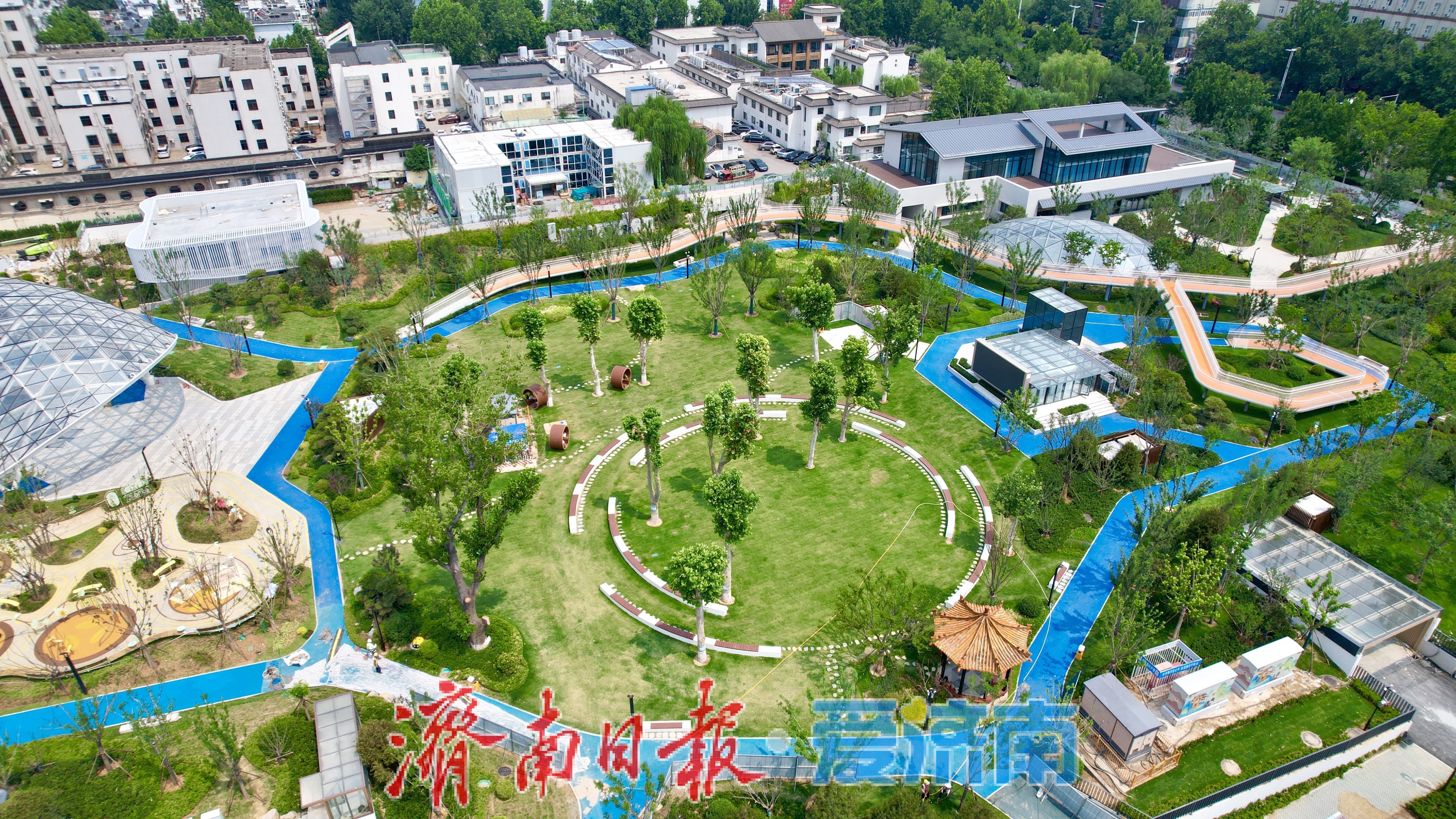 槐荫区重点民生工程提速 济南槐苑文化体育公园迎新进展
