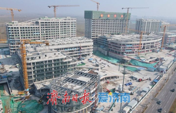 项目强省会丨济南黄河北现代化区域医疗枢纽展现新貌