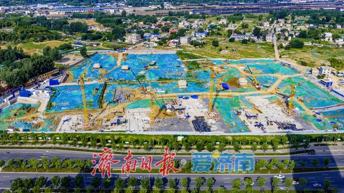 济南国际医学中心安置六区项目稳步推进 民生安居工程建设提速