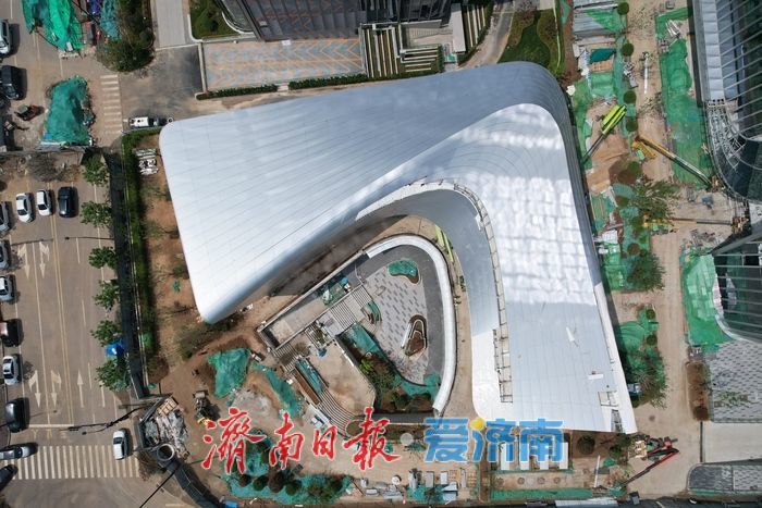 济南东部“L”型独特造型建筑尽显未来城市质感