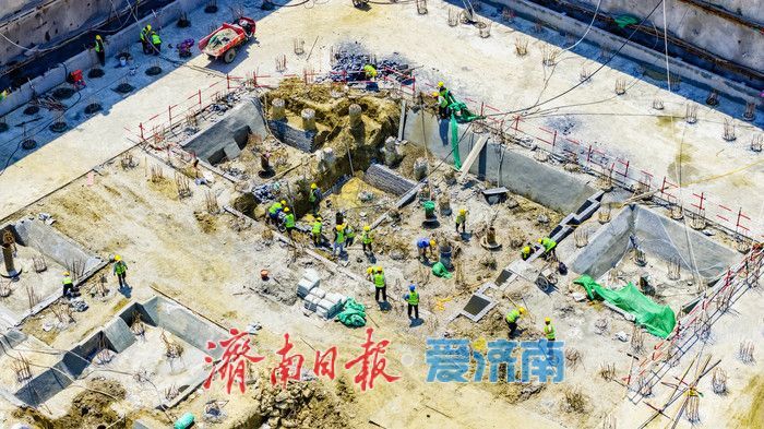 完善城市功能 激活片区活力 济南北湖核心地块项目有序施工
