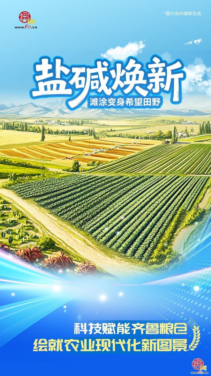 主题海报丨科技赋能齐鲁粮仓 绘就农业现代化新图景