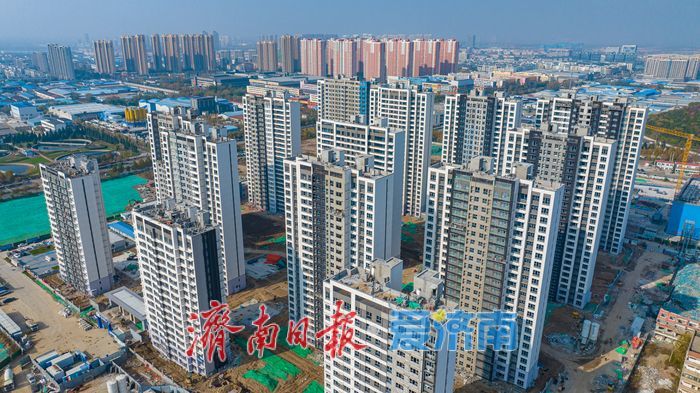 项目强省会｜济南天桥区王炉北辛安置房项目进入收尾阶段，现代简约风貌初现