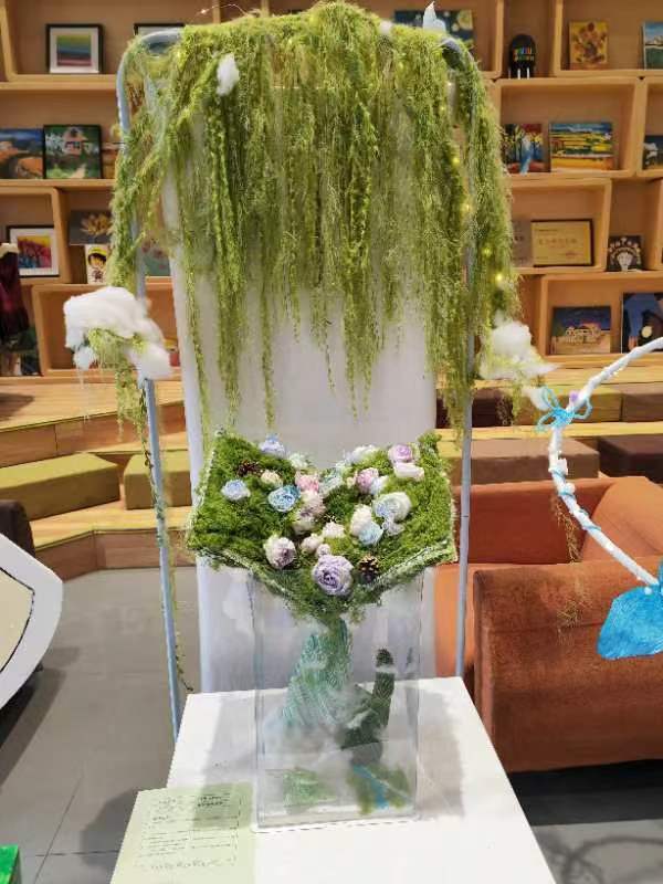 让美育浸润校园，济南十四中举办校园装置设计展