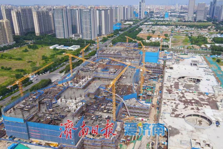山东最大第四代万达广场建设全面提速