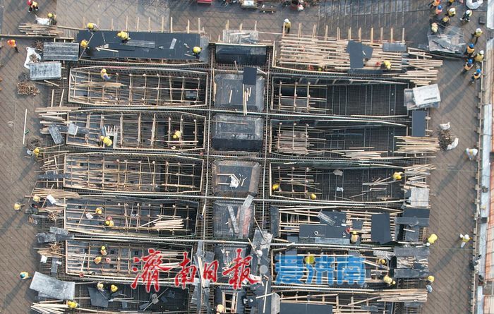 腊山河西路北延项目按下复工复产 “快进键”