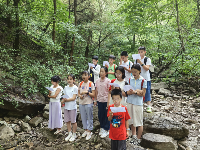 瀚阳学校成长共同体来了一场与大自然的深度对话