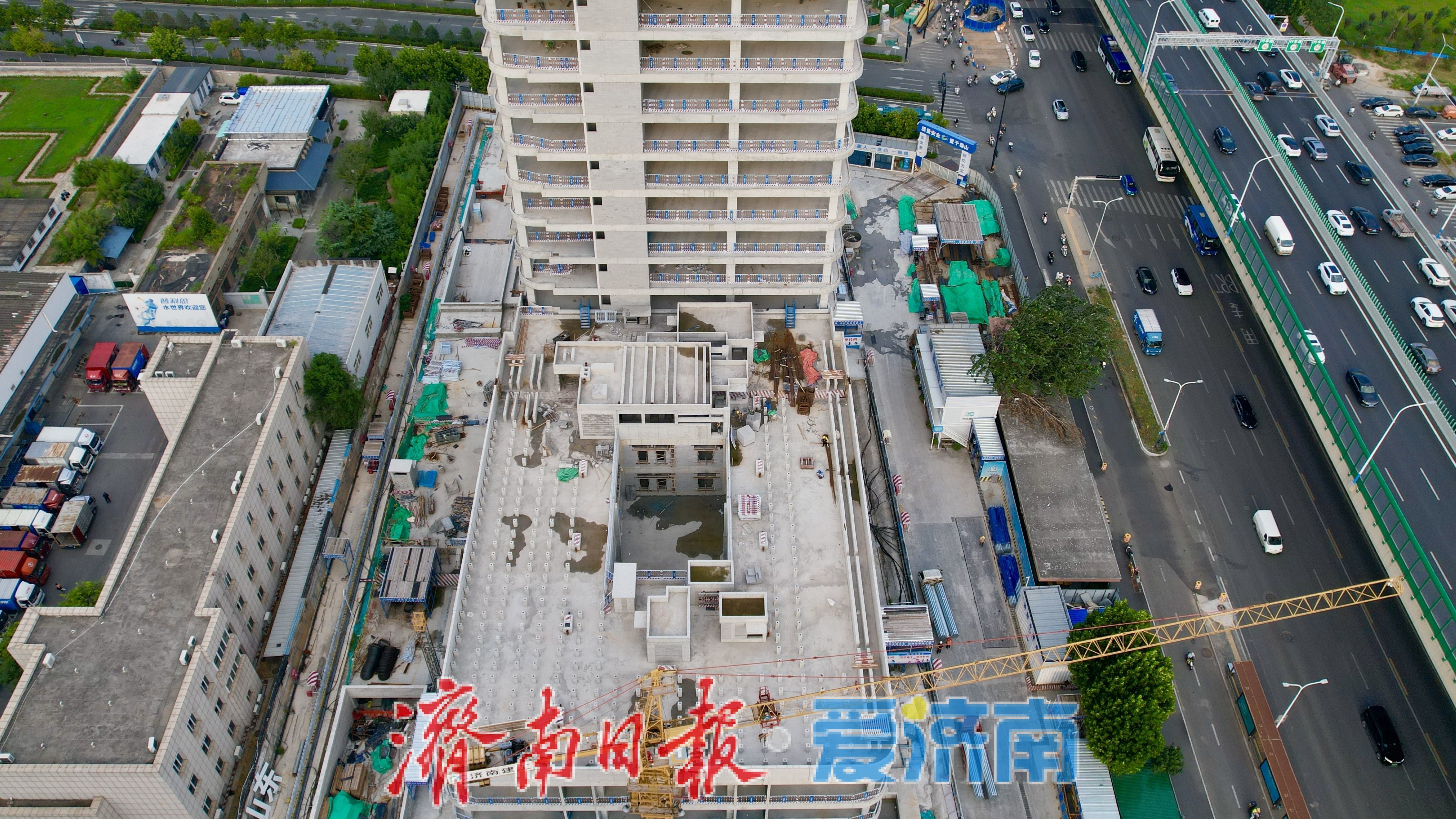 项目强省会丨济南张马屯片区第四批用地C-7地块项目建设提速 打造东部产业办公新载体