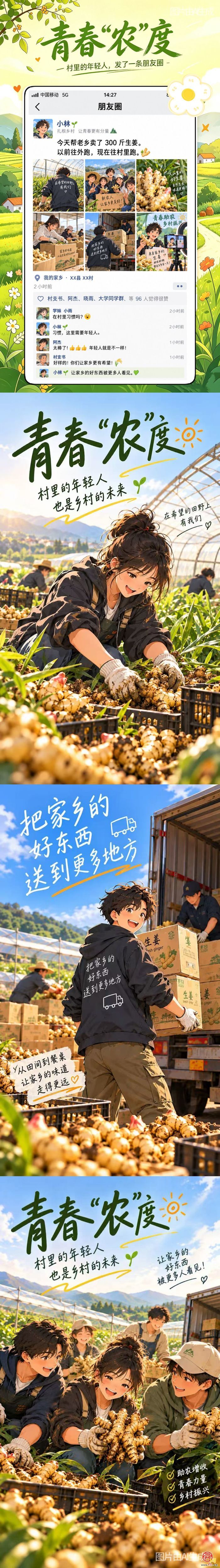 青春“农”度——村里的年轻人，发了一条朋友圈