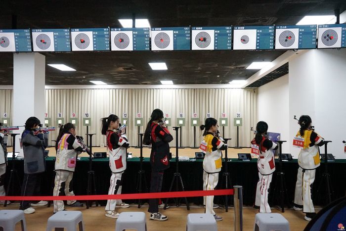 济南市第25届少年儿童七项技能展演激光射击达级赛12月14日成功举办