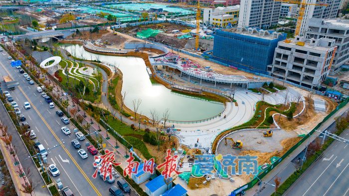 项目强省会｜济南中泺河景观改造加速推进，打造集“游娱学研行”于一体的城市活力走廊