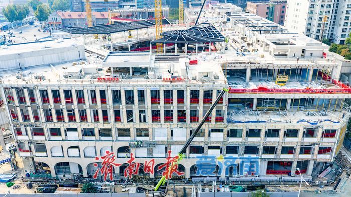 济南洪楼1905项目建设招商同步提速 老牌商圈迎来迭代新生