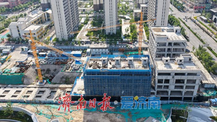 项目强省会｜济南市北湖核心区B-1地块项目建设稳步推进 打造区域商务新标杆