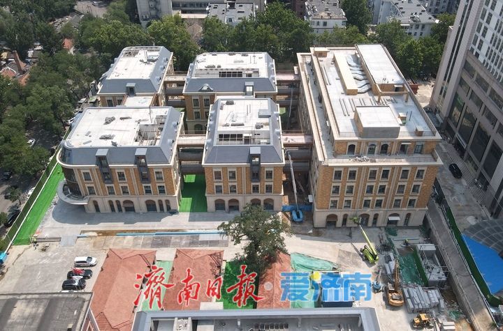 百年商埠区改造更新，老济南宾馆旧址迎新貌