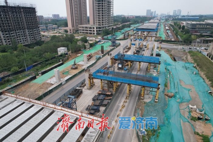 项目强省会｜工业北路快速路东延工程进展显著，部分路段雏形已现