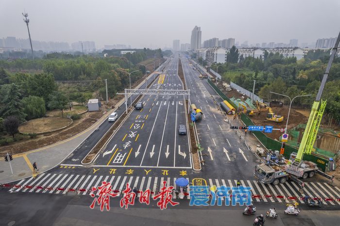 通行效率拉满！济南东部城区这条“民生路”进入施工收尾阶段