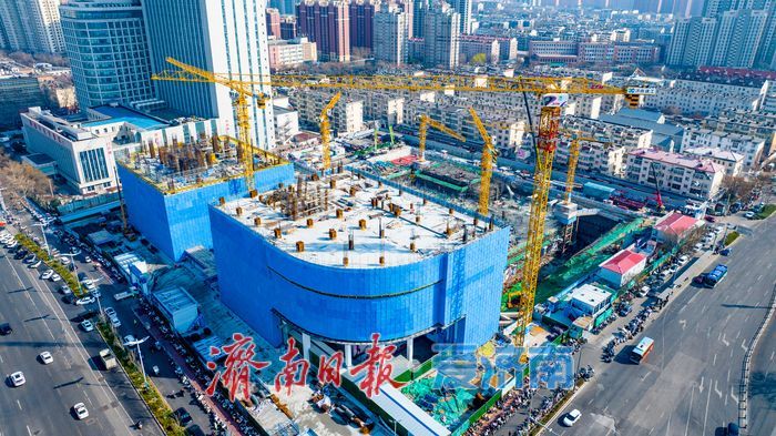 项目强省会｜济南市立五院TOD项目雏形亮相：双塔主体已现，地下六万平米空间成网