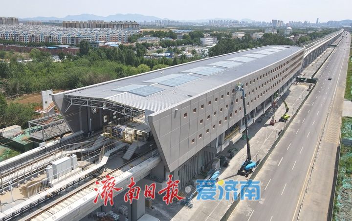 项目强省会｜济南轨交8号线高架段车站风格多样，跟随镜头先睹为快