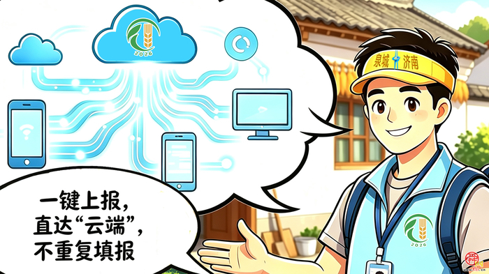 漫画《“济小普”话“四农普”》第1期：您好，我是“济小普”！