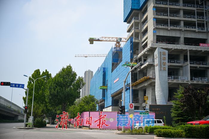 项目强省会｜济南槐荫银泰百货项目主体施工进展顺利 西城商业配套加速成型