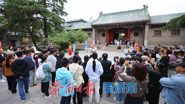 一年四季 泉在济南丨上古“神兽”走进山东古建筑博物馆 游客感受古建筑和传统文化之美