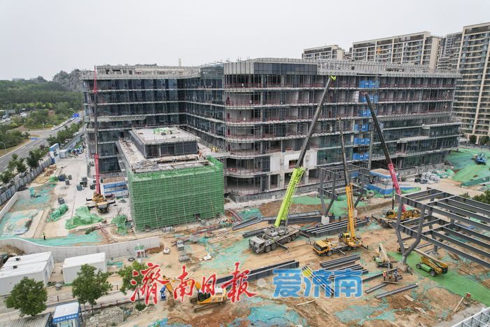 历城区医疗配套再升级，这处大型综合医院建设初具规模