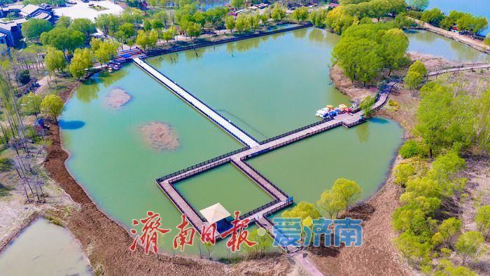 一年四季 泉在济南丨泉城晴空万里 济西湿地焕生机