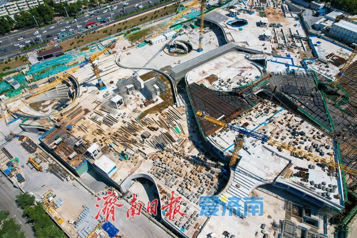 项目强省会｜展露雄姿！千佛山站地下TOD项目建设稳步推进