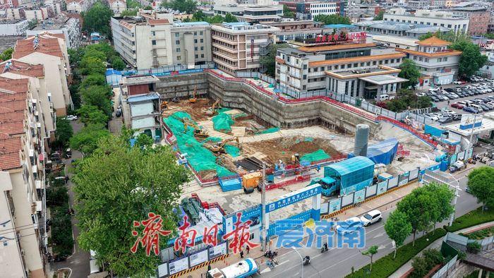 山东省第二人民医院新楼建设进展顺利 主体工程稳步推进