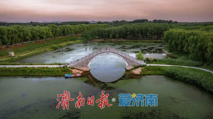 一年四季 泉在济南丨水质提升华丽蝶变，济南玉符河成靓丽生态廊道