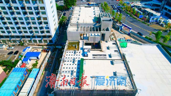 历下区茂岭山消防救援站主体落成 城市安全屏障再升级