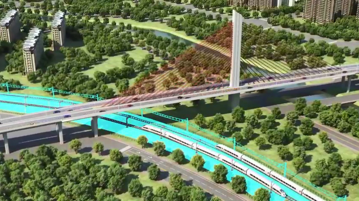 济南腊山河西路北延计划2027年上半年建成通车，万吨转体桥创山东之“最”