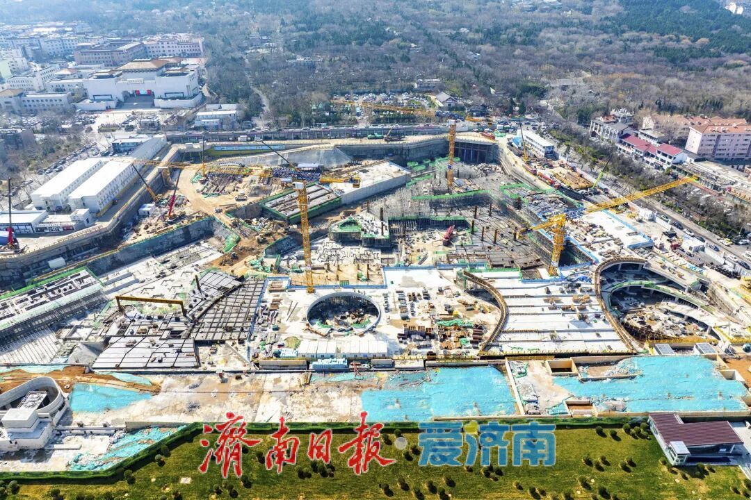 项目强省会｜实拍！济南首个地下TOD综合体雏形初现