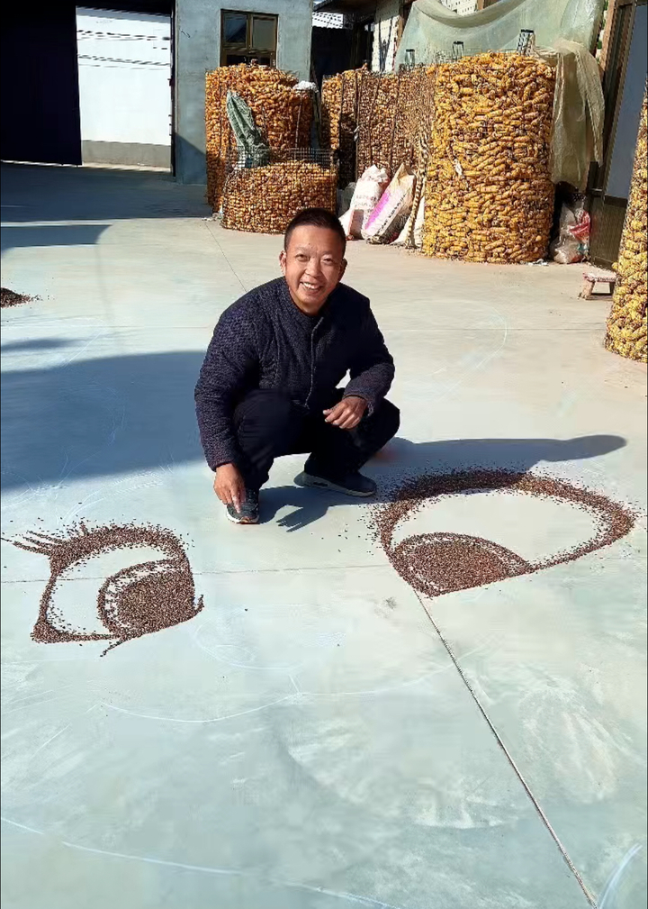 黑小麦拼出“朱迪”“尼克”，滨州33岁农民创作6小时，获得5000余万播放量