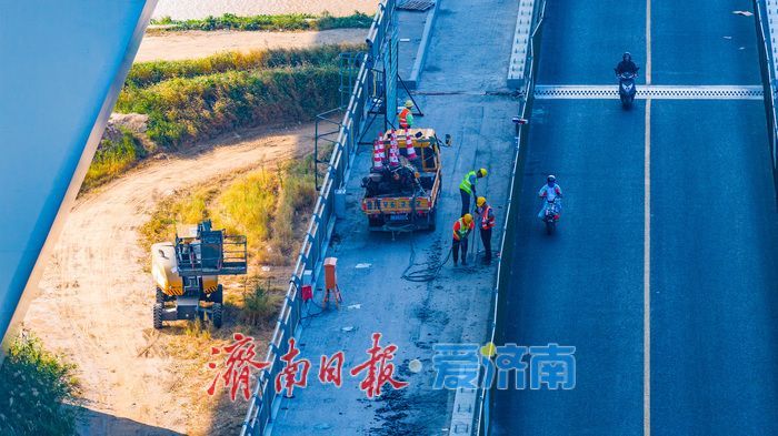 项目强省会丨济南黄河大桥大修提质焕新 智慧赋能守护跨黄通途
