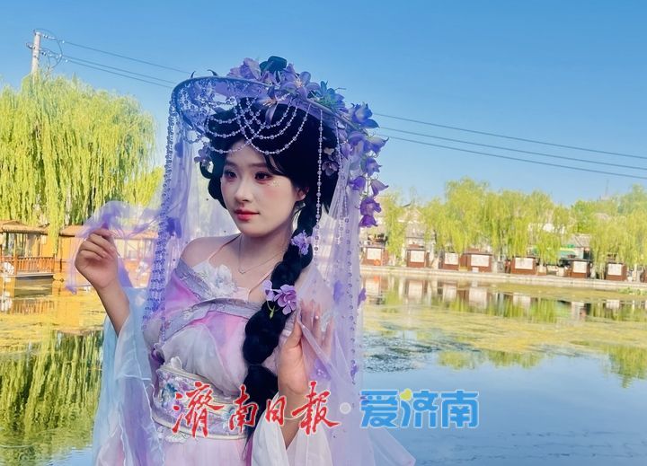 酷暑难耐，热度不减！百花洲成古装打卡胜地