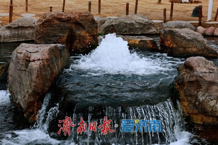 一年四季 泉在济南丨白泉喷涌景如画 公园焕新引客来