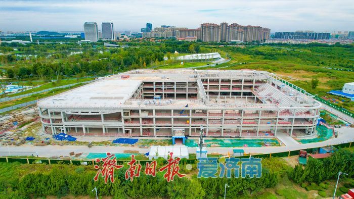 项目强省会丨济南高新东区全民健身中心项目加速建设