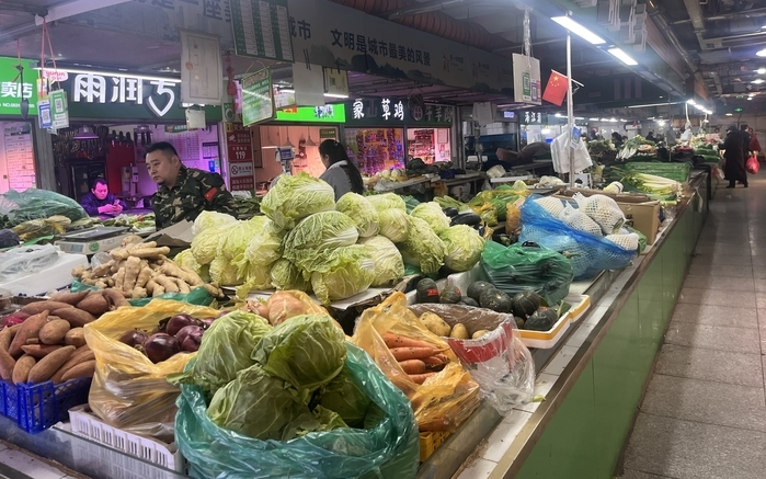 济南蔬菜价格节后回落明显，济南价格节后斤环降平均售价7.78元/公斤，蔬菜售环比下降8.7%