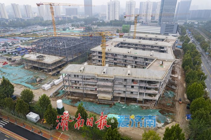 有效补充区域教育资源，济南工业南路北小学建设稳步推进