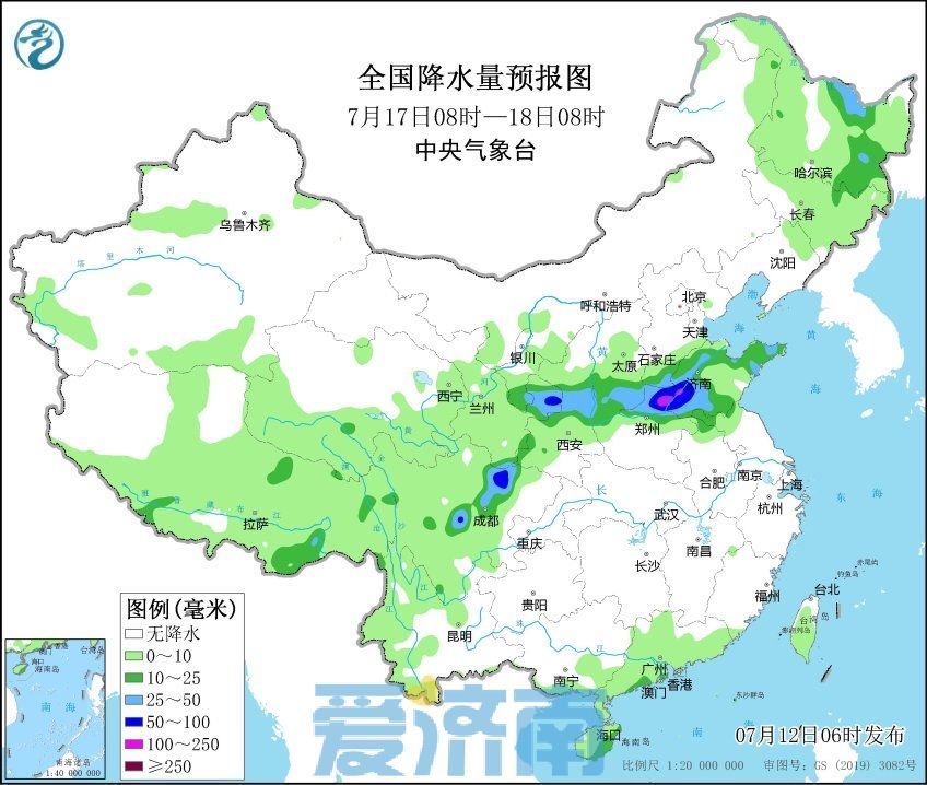 雨水延后！周末两天济南多有局地雷阵雨，阵风可达7～8级